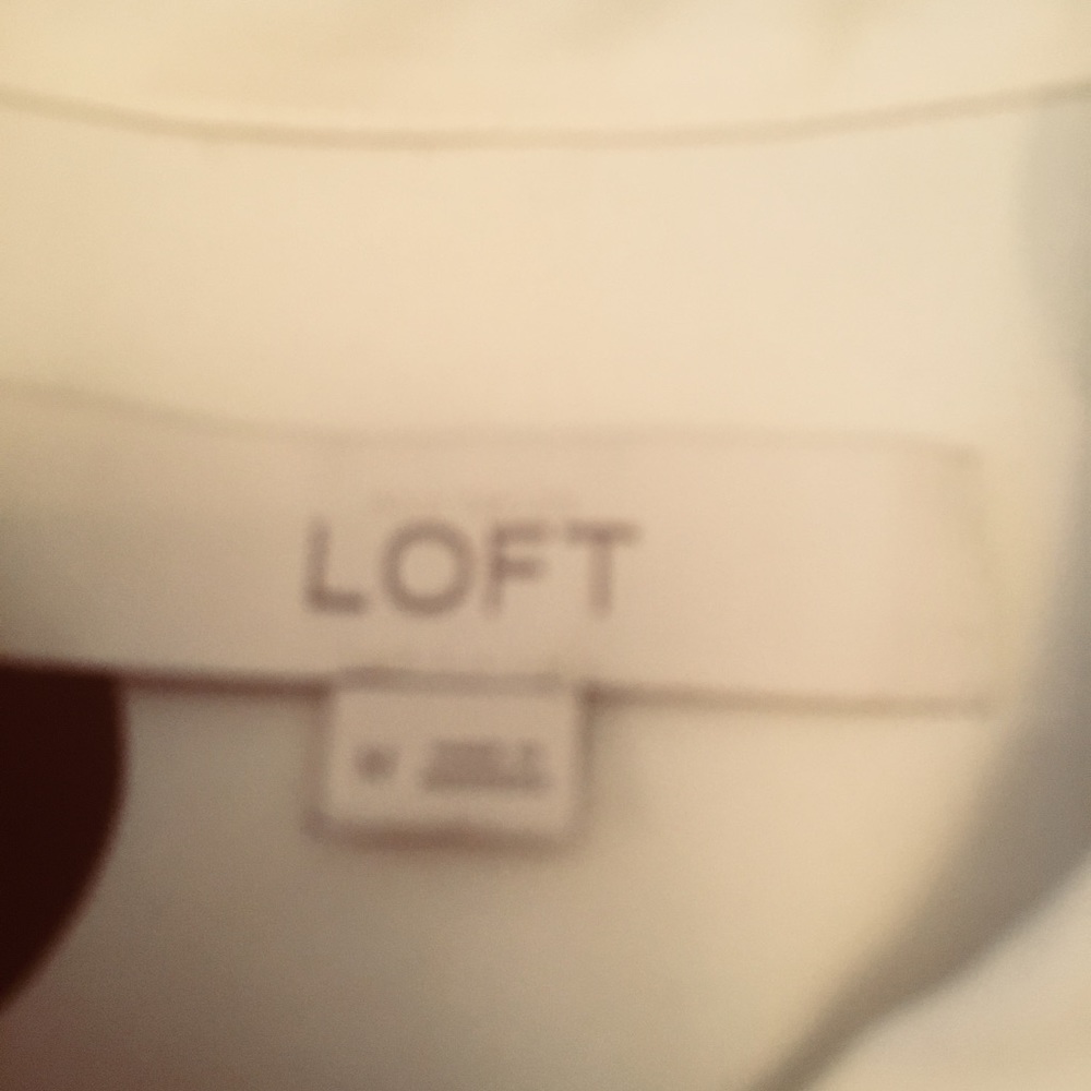 Loft Button Down Polka Dot Blouse - image 2